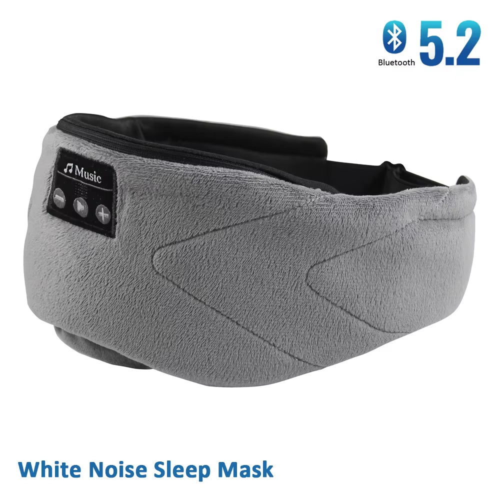5.2 Bluetooth Headset Sleep Mask 24 White Noise Shading Light Ice Feeling Ultra-Thin Lining Sleep Mask Noise Reduction