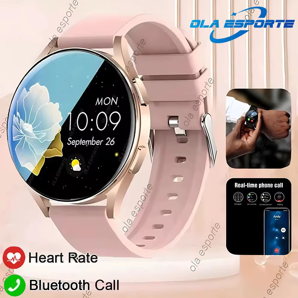 2024 New Smart Watch 6 Pro Full Touch Blood Pressure Blood Oxygen Bluetooth Call Waterproof Smartwatch Men Women for Android IOS