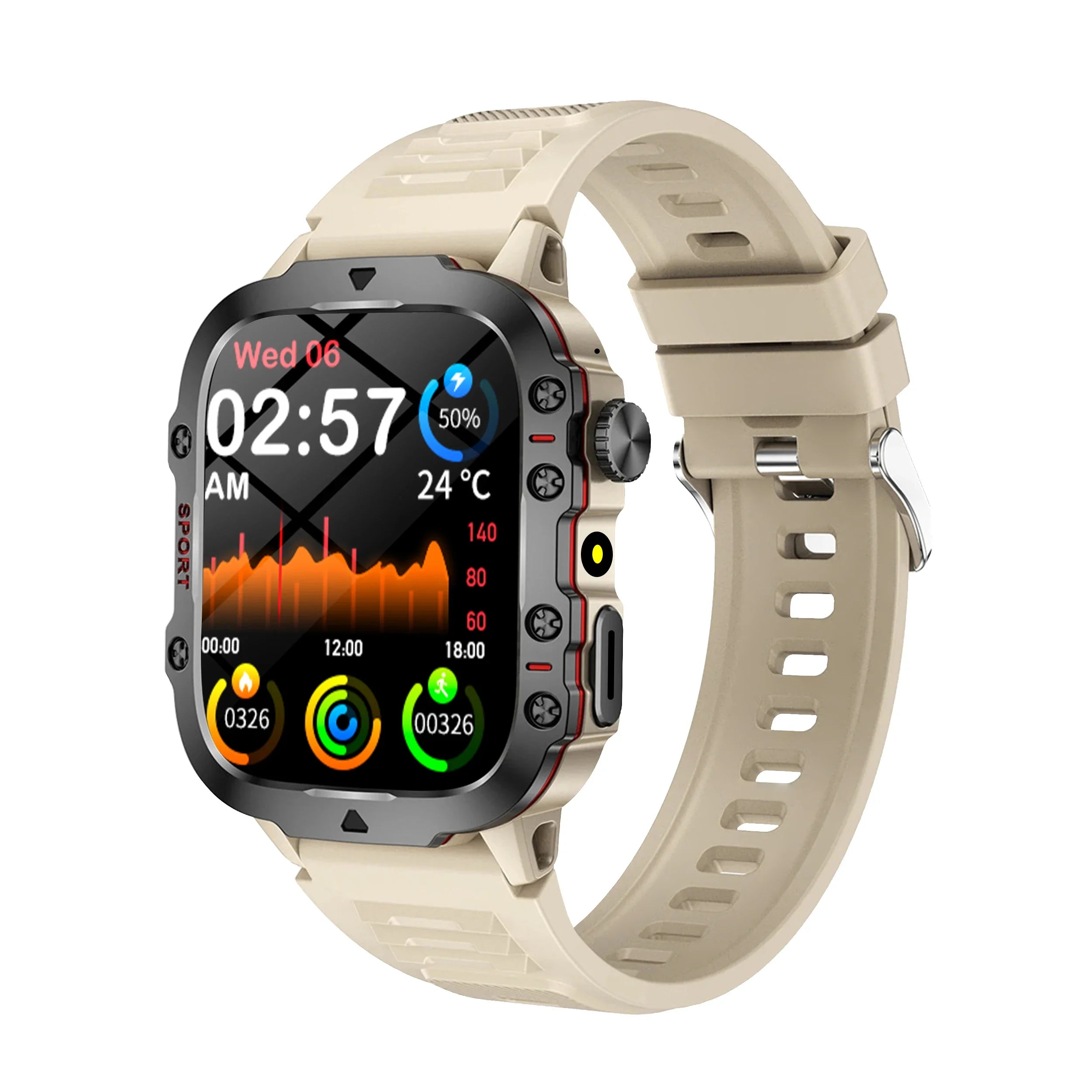 Original Men Smart Watch Bluetooth Call Fitness Clock 5ATM IP68 Swim Waterproof Sports Smartwatch for Women Xiaomi Android 2025