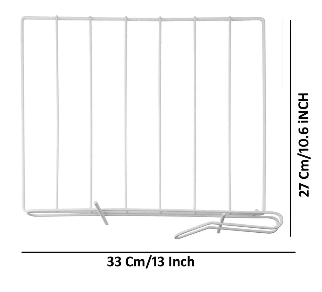 Shelf Divider for Wardrobe & Closet – Heavy Duty Iron (White | Pack of 2, 3 & 5)