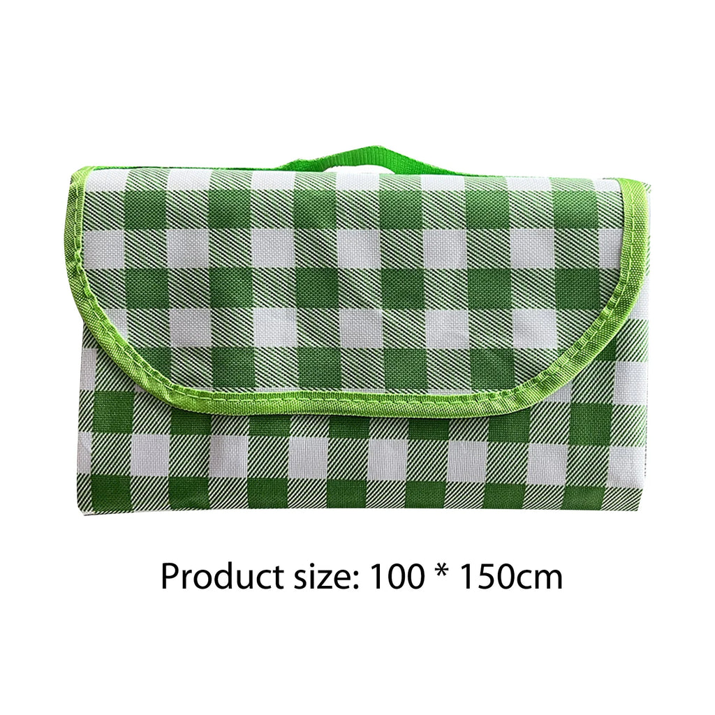 200X150Cm Large Picnic Blanket Foldable Portable Picnic Mat Thicken Waterproof Beach Blanket Outdoor Camping Mat Sleeping Pads