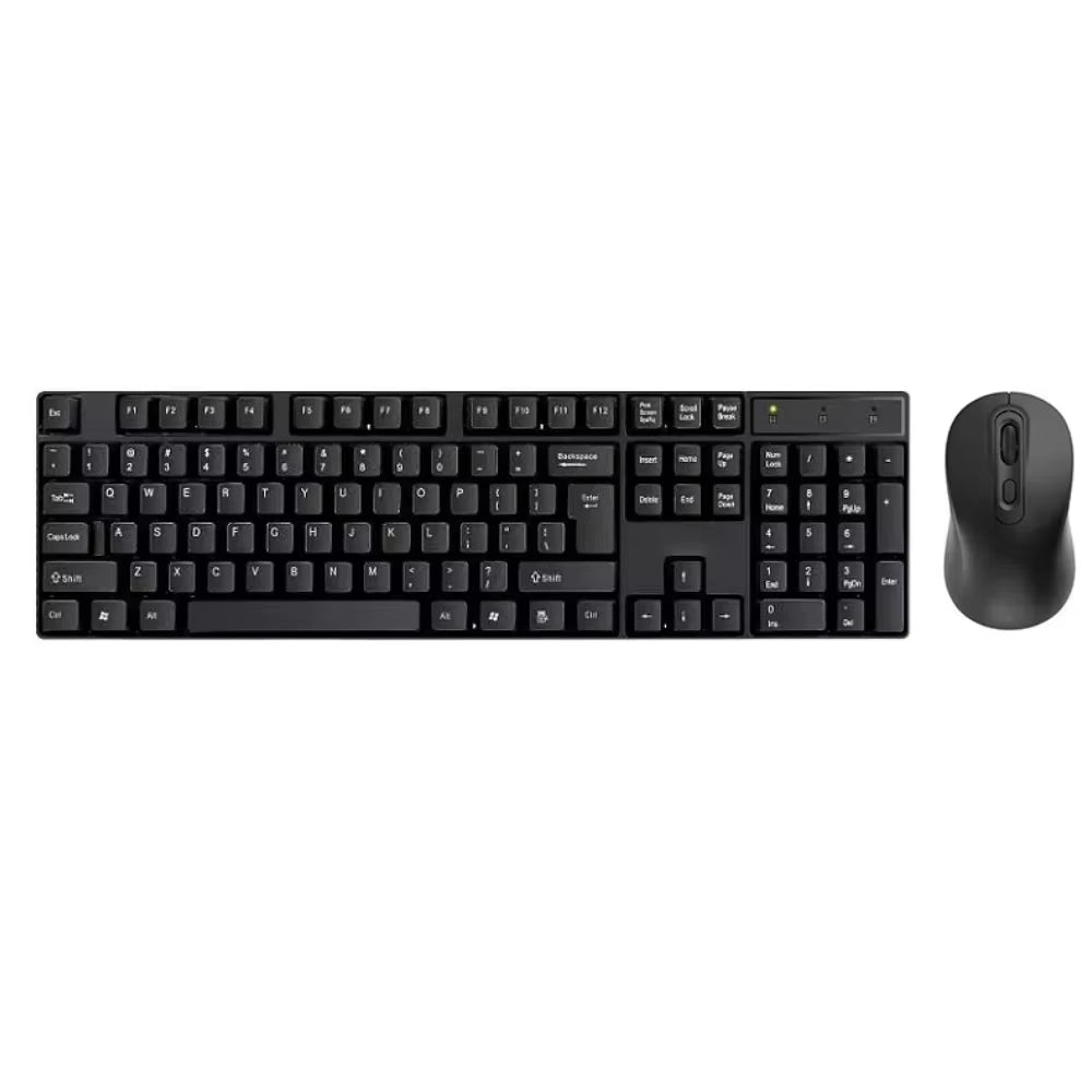 2.4G Wireless Keyboard and Mouse Combo Computer Keyboard with Mouse Plug and Play Keyboard Mouse for Laptop Business Office