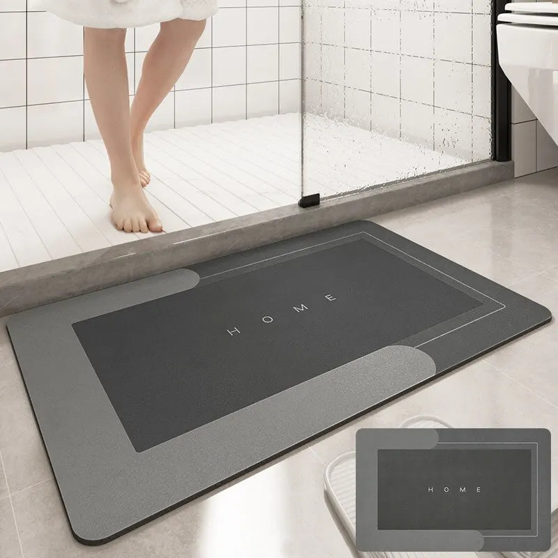 1Pc 40*60Cm Super Absorbent Floor Mat for Bathroom Non Slip, Fast Drying Soft, Carpet Shower Tub Outdoor Doormat