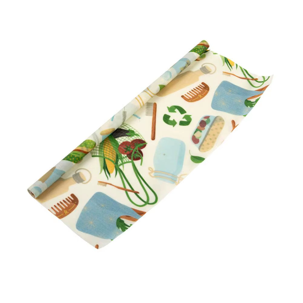 New Beeswax Wrap Eco Friendly Kitchen Wrap Replacement Organic Natural Bees Wax Reusable Mixed Pattern Beeswax Food Wraps
