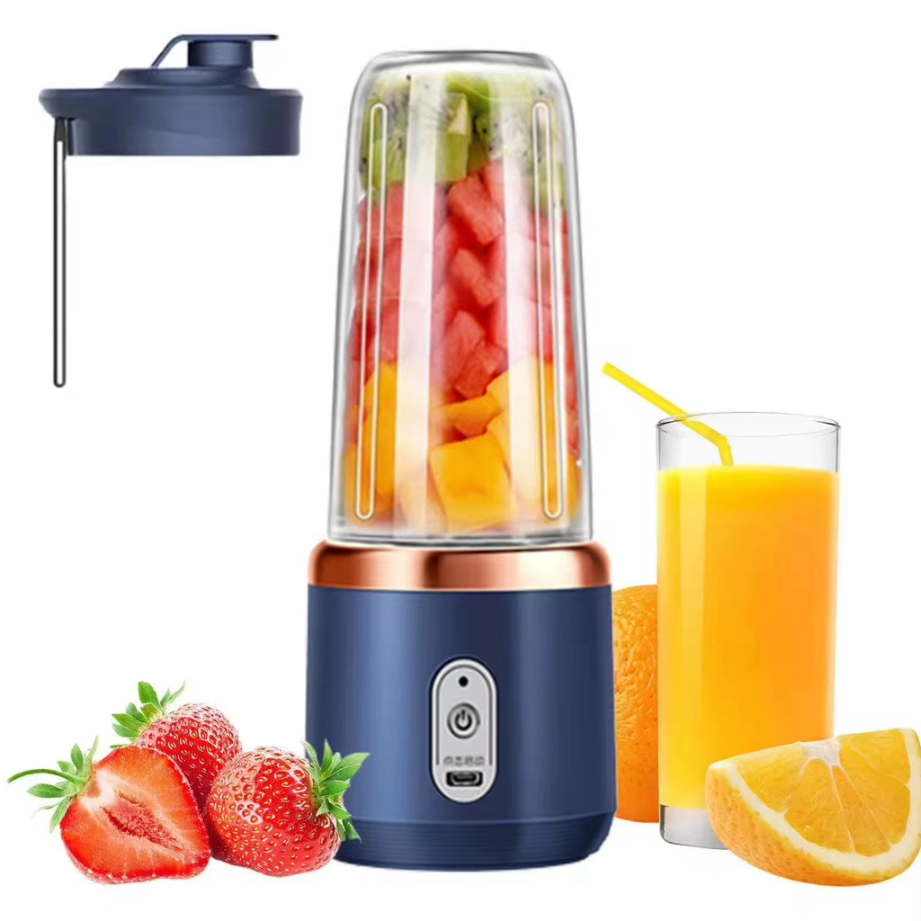 Portable Blender Bottle Multifunction Juice Blender Fresh Juice Smoothie Blender Ice Crushcup Food Processor Juicing Tool