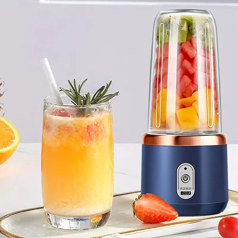 Portable Blender Bottle Multifunction Juice Blender Fresh Juice Smoothie Blender Ice Crushcup Food Processor Juicing Tool
