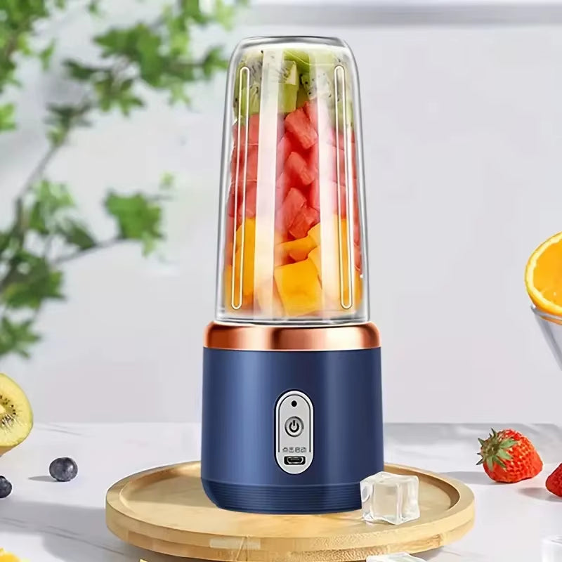 Portable Blender Bottle Multifunction Juice Blender Fresh Juice Smoothie Blender Ice Crushcup Food Processor Juicing Tool