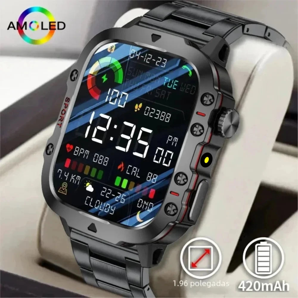 Original Men Smart Watch Bluetooth Call Fitness Clock 5ATM IP68 Swim Waterproof Sports Smartwatch for Women Xiaomi Android 2025