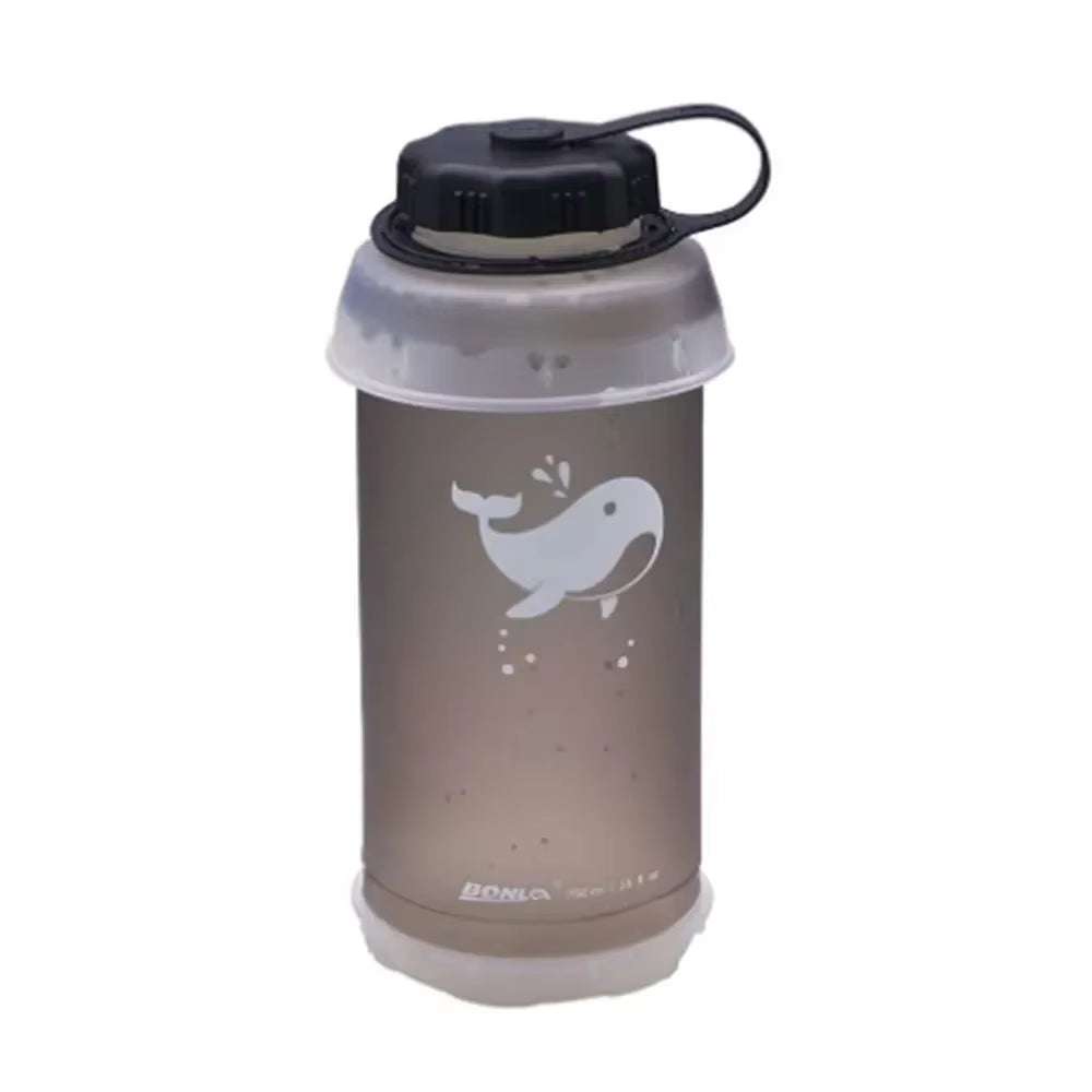 750ML Portable Outdoor Collapsible Sport TPU Soft Water Bottle Folding Kettle Water Bottle Camping Travel Running Bottle