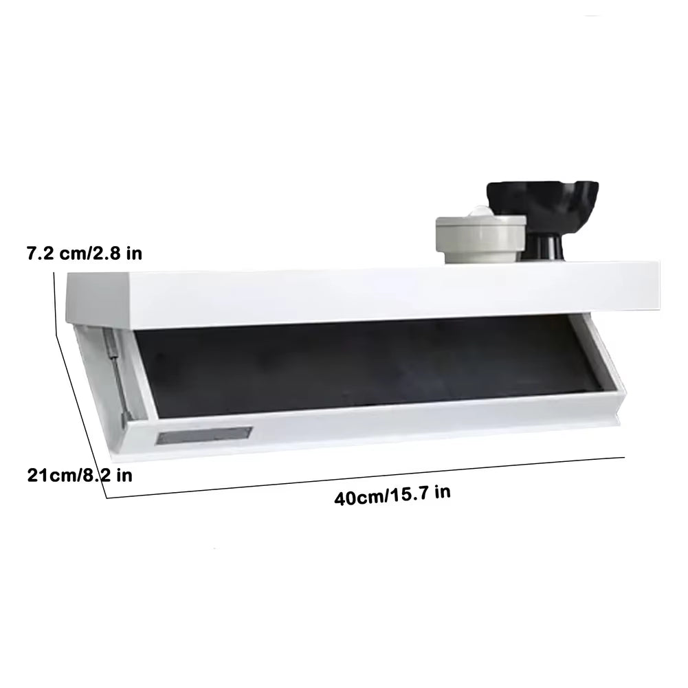 Wood Floating Wall Shelves Magic Flap Hidden Shelf with Secret Compartment Wall-Mounted Storage Wood Furniture Storage Box